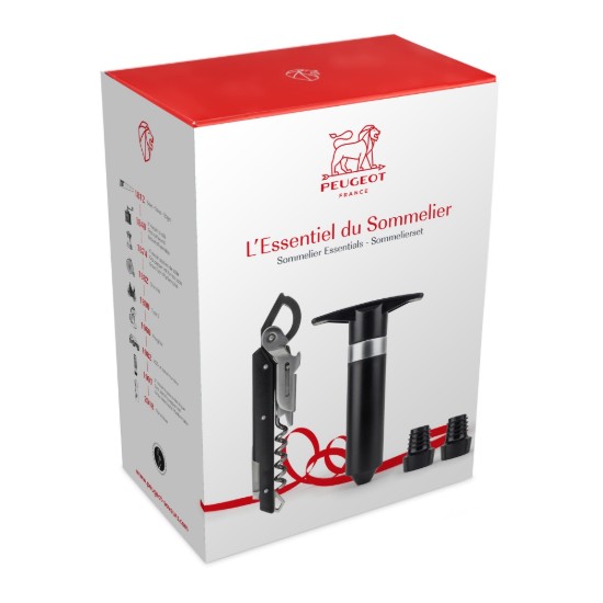 Set 4 piese pentru vin "Sommelier Essentials" - Peugeot