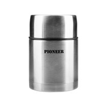 Termos pentru supa, inox, 700 ml, "Pioneer", Argintiu - Grunwerg