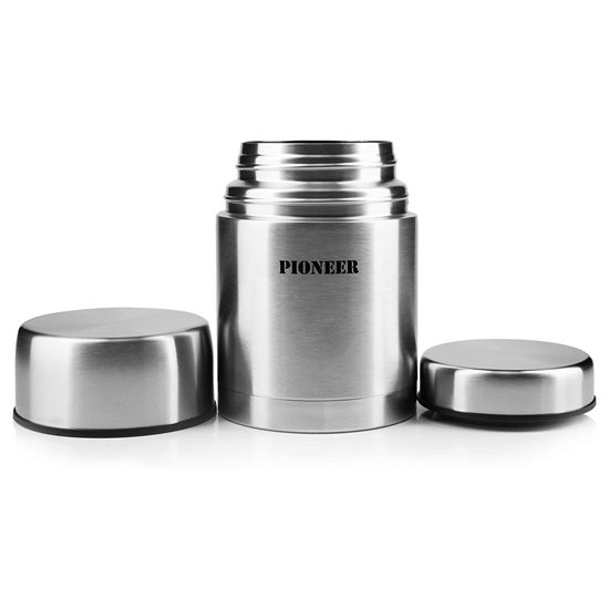 Termos pentru supa, inox, 700 ml, "Pioneer", Argintiu - Grunwerg