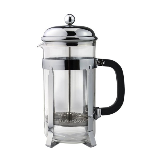 Cafetiera sticla, 1L, "Café Olé Classic", Chrome - Grunwerg