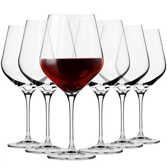 Set 6 pahare vin Burgundy, sticla cristalina, 860ml, "Splendour" - Krosno
