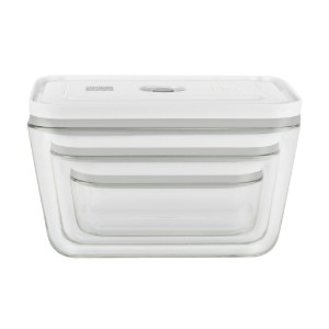 Set 3 caserole vidare, sticla, "FRESH & SAVE" - Zwilling