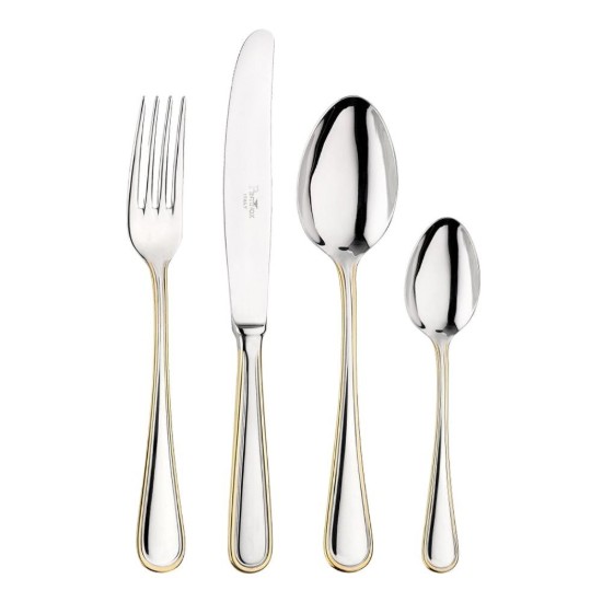 Set tacamuri 24 piese "Sirio Oro", inox - Pintinox