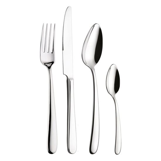 Set tacamuri 24 piese "Savoy", inox - Pintinox