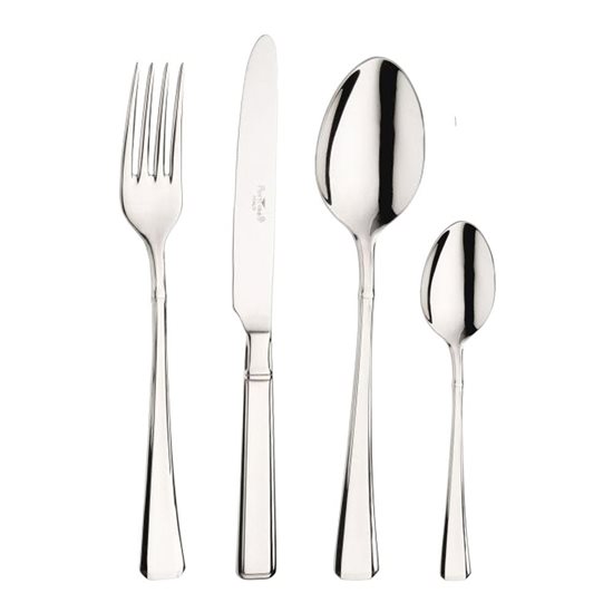 Set tacamuri 24 piese "Leonardo", inox - Pintinox