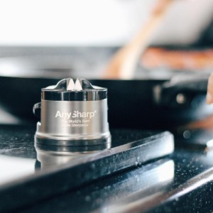 Ascutitor de cutite, "Pro", Brushed Metal - AnySharp