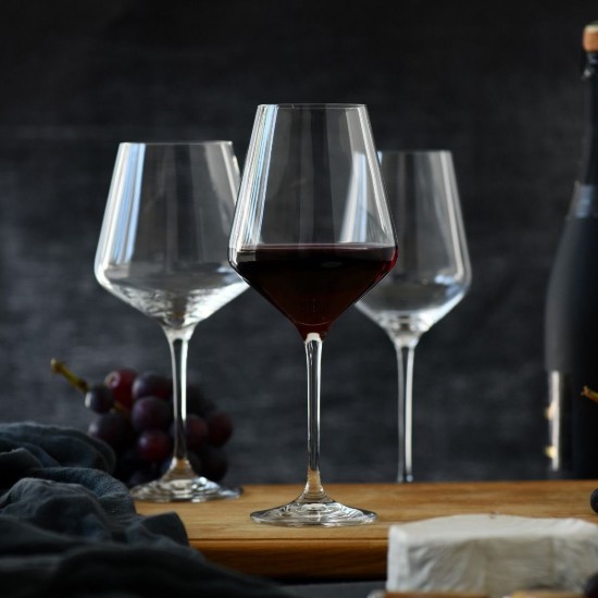 Set 6 pahare vin rosu, sticla cristalina, 550ml, "Avant-Garde" - Krosno