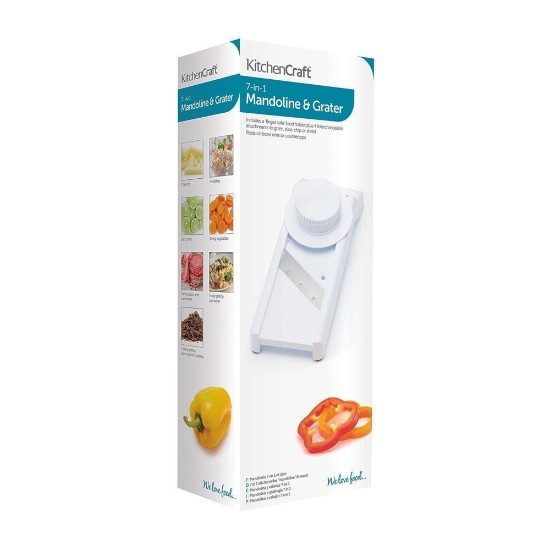 Mandolina 7 in 1, 30 x 11 cm, inox - Kitchen Craft