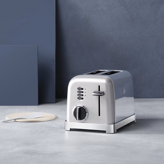 Prajitor de paine 2 sloturi, 900W, Pearl Grey - Cuisinart