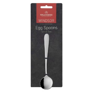 Set 2 linguri pentru oua, inox, "Windsor" - Grunwerg