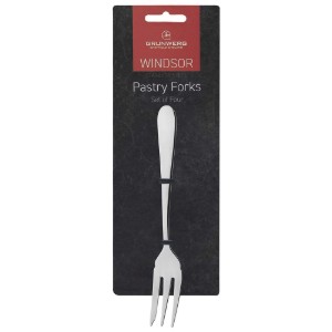 Set 4 furculite pentru desert, inox, "Windsor" - Grunwerg