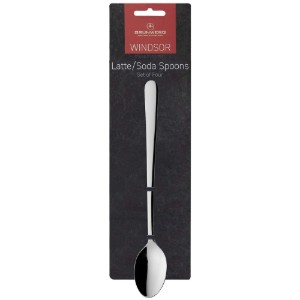 Set 4 lingurite pentru latte, inox, "Windsor" - Grunwerg