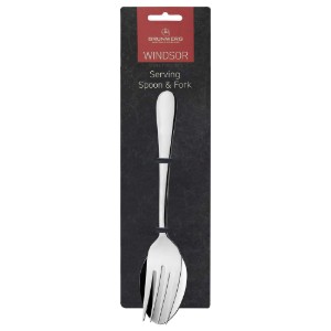 Set lingura si furculita servire, inox, "Windsor" - Grunwerg