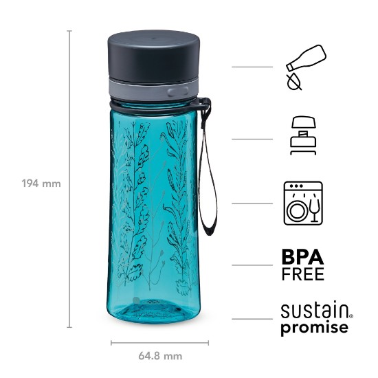 Sticla plastic, 350ml, "Aveo", Aqua Blue - Aladdin