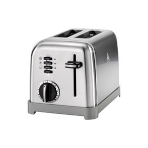 Prajitor de paine 2 sloturi, 900W, Silver - Cuisinart