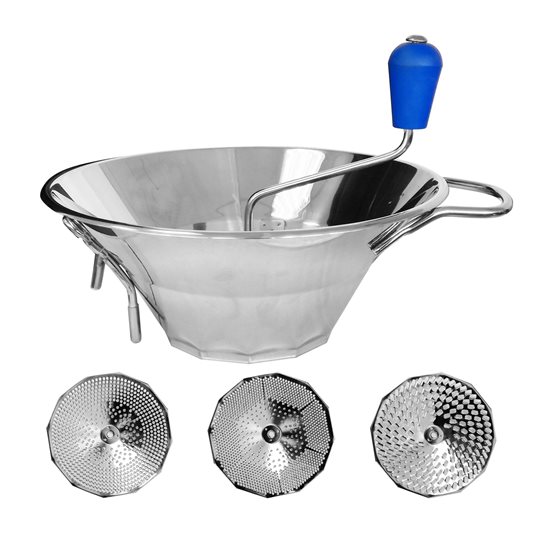 Dispozitiv pentru pasat cu 3 site, 36,2 cm, inox - de Buyer