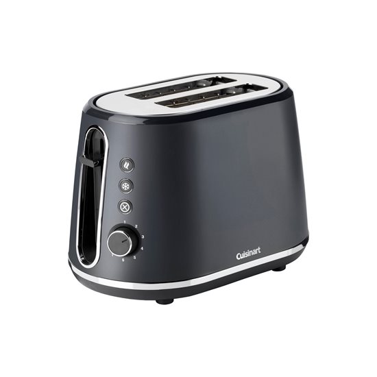 Prajitor de paine 2 sloturi, 900W, Charcoal Grey - Cuisinart