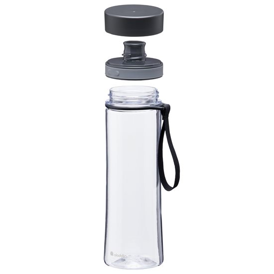 Sticla plastic, 600ml, "Aveo", Clear & Grey - Aladdin