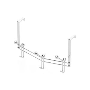 Suport usa pentru prosoape, cu 3 agatatori, 30 x 20 x 6 cm - Tekno-tel