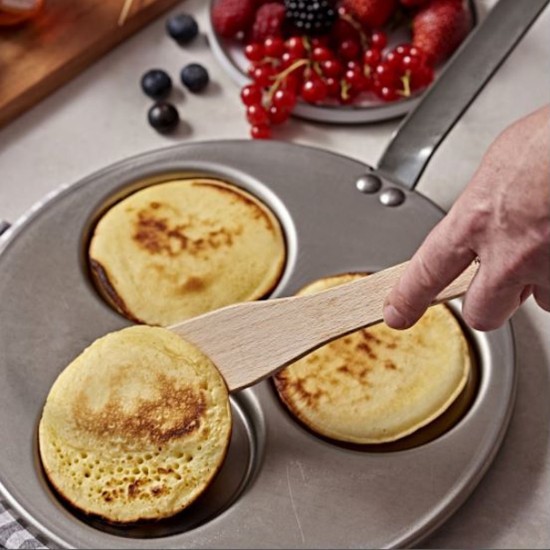 Tigaie pentru clatite/blinis, otel, 27 cm, "CARBONE PLUS" - de Buyer