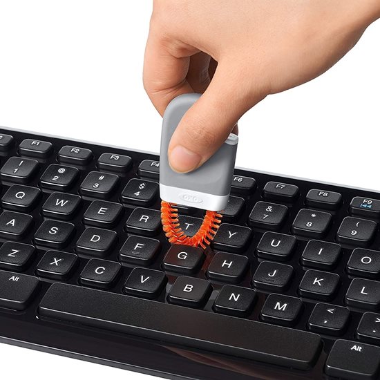 Set 3 piese curatare tastatura si ecran laptop, plastic & microfibra - OXO