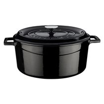 Cratita fonta, 32cm/9,86L "Trendy", Negru - LAVA