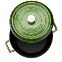 Cratita fonta, 32cm/9,86L, "Trendy", Verde - LAVA
