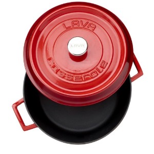 Cratita fonta, 32cm/9,86L, "Trendy", Rosu  - LAVA