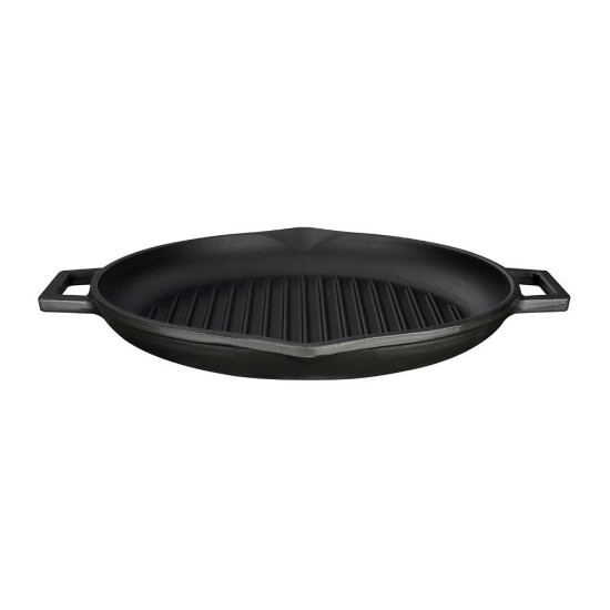 Tigaie grill rotunda, fonta, 30cm - LAVA