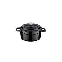 Cratita fonta, 14cm/0,8L "Trendy", Negru - LAVA