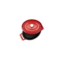 Mini-cratita ovala, fonta, 12cm/0,36L, "Trendy", Rosu - LAVA