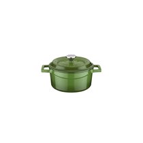 Mini-cratita fonta, 12cm/0,53L, "Trendy", Verde - LAVA