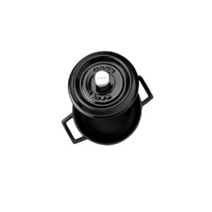 Mini-cratita fonta, 12cm/0,53L, "Trendy", Negru - LAVA