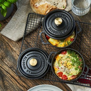 Oala Cocotte fonta, 12cm/0,4L, Black - Staub