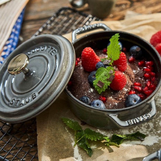 Oala Cocotte fonta, 12cm/0,4L, Graphite Grey - Staub