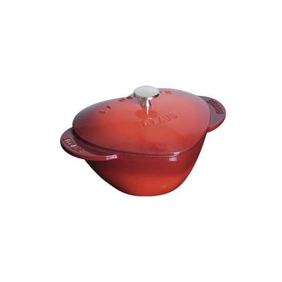 Cocotte coeur, fonta, 20cm/1,75 L, Cherry - Staub