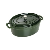 Oala Cocotte ovala, fonta, 27cm/3,2L, Basil - Staub