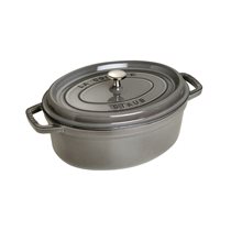 Oala Cocotte ovala, fonta, 27cm/3,2L, Graphite Grey - Staub