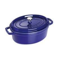 Oala Cocotte ovala, fonta, 29cm/4,2L, Dark Blue - Staub