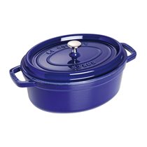 Oala Cocotte ovala, fonta, 31cm/5,5L, Dark Blue - Staub