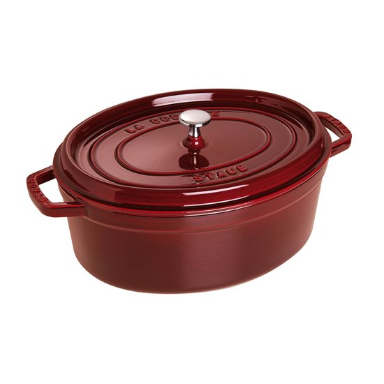 Oala Cocotte ovala, fonta, 31cm/5,5L, Grenadine - Staub