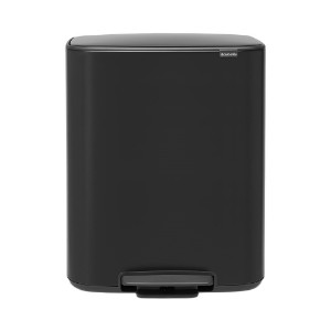 Cos de gunoi cu pedala "Bo", 60 L, Matt Black - Brabantia