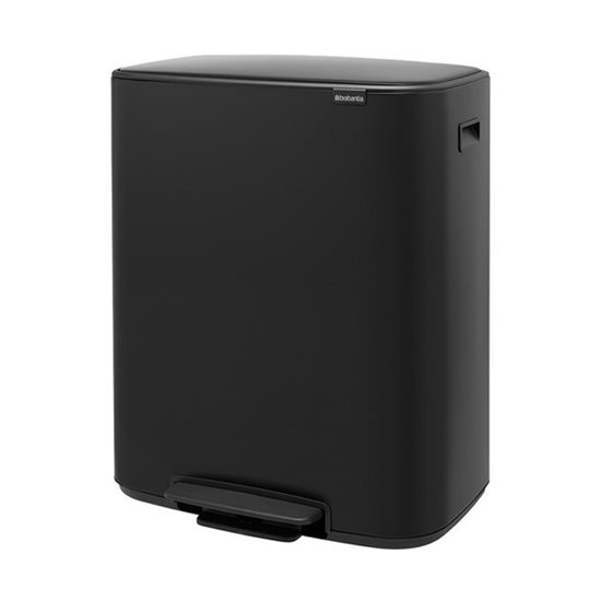 Cos de gunoi cu pedala "Bo", 60 L, Matt Black - Brabantia