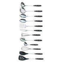 Set ustensile bucatarie din inox, 13 piese - Zokura