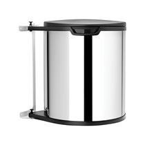Cos de gunoi Built-in, inox, 15 L, Brilliant Steel - Brabantia