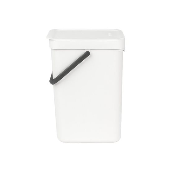 Cos de gunoi "Sort&Go", plastic, 12 L, White - Brabantia