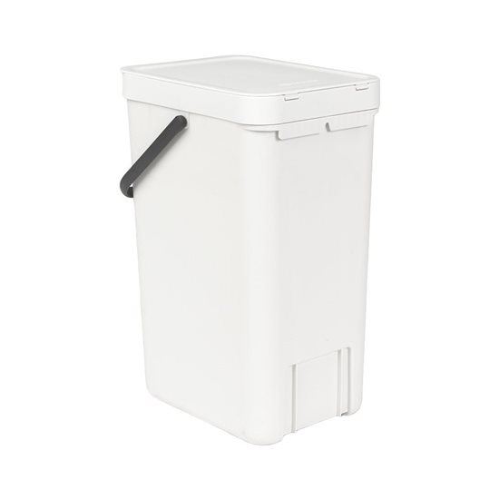 Cos de gunoi "Sort&Go", plastic, 16 L, White - Brabantia