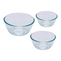Set 3 boluri, sticla termorezistenta - PYREX