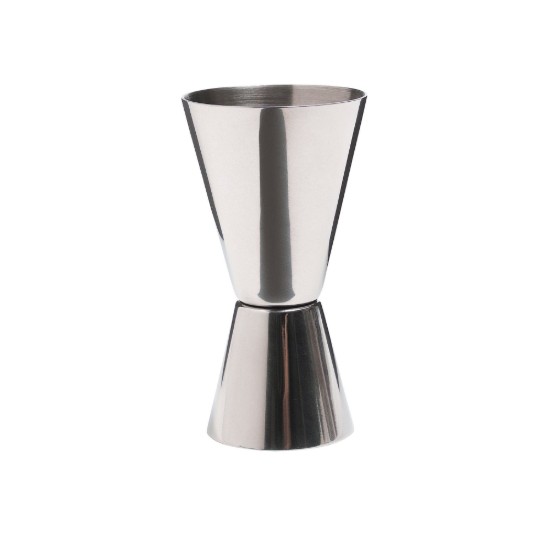 Pahar dublu masura pentru cocktail, 25/50 ml, inox, argintiu - BarCraft