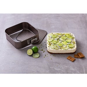 Forma de copt patrata, cu baza detasabila, otel carbon, 24 cm - PYREX